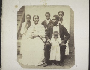 Alex Clerk and family, catechist in Aburi