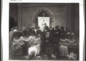 Temperance Society Kumase with Rev. Ramseyer