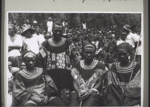 Chiefs of the grassfields attending the mission festival in the Ngunu district