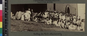 Group portrait of indigenous congregation, Madagascar, ca. 1890