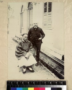 First ordained Chinese Presbyterian minister with missionary, Quanzhou, China, 1893