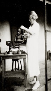 Emily Godfrey welfare morning, Nigeria, ca. 1935