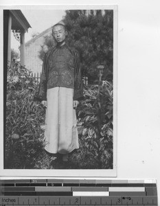 A catechist at the mission at Erbadan, China