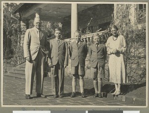 Family portrait, Nairobi, Kenya, December 1936