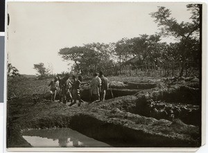 Cikka production for the fabrication of a foundation, Ethiopia