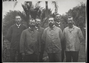 Togo Conference 1909. Groh, Rottmann, Fisch, Bellon, Josenhans, Zürcher