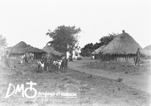 Village scene, Mozambique, ca. 1896-1911