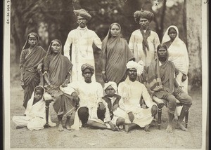 Familie aus Mahratta Indien