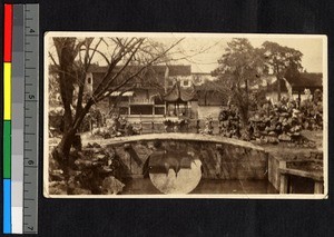 View of a Chinese temple, China, ca.1900-1932