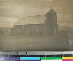 Church with an unfinished steeple, Soatanana, Madagascar