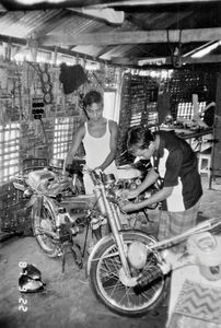 Danish Santal Mission, Bangladesh, September 1987. From the vocational training program of BLM-