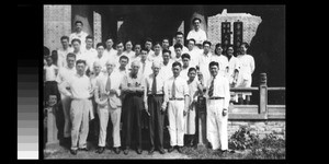 Group portrait for the Rockefeller commission, Chengdu, Sichuan, China, ca.1946