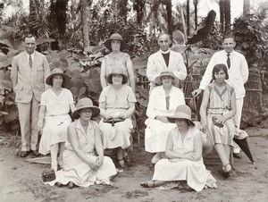 Group of ten missionaries, Nigeria, ca. 1930