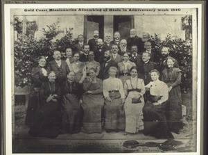 Gold Coast Missionaries Assembled at Basle in Anniversary week 1910