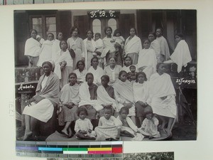 Young womens group, YWCA, Ambatofinandrahana, Madagascar, 1933