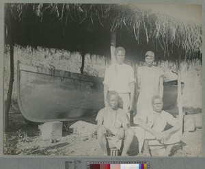 Trainees at the Livingstonia mission, Malawi, ca.1920