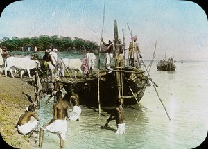 The ferry boat, Sonepur, India, ca. 1913