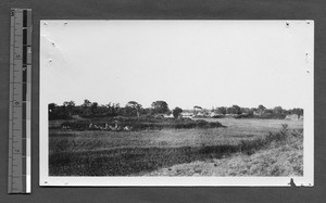 View toward Hsing Tua College from Yenching University, Beijing, China, 1923