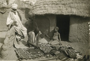 A man sewing, in Cameroon