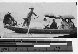 Maryknoll Sisters on boat to Luoding, China, 1924