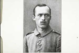 Karl Beck, born 25th March 1895, from Fellbach, Wurttemberg, Brother in the 4th Class, who died after an accident on 14th February 1918 near Schirmeck in Alsace