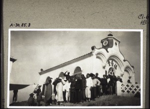 Dedication of the church in Tschongmuktheu (Diefenbacher 1929)