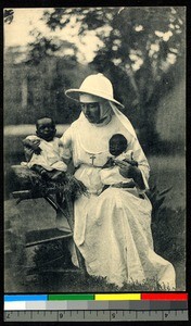 First babies at the mission, Congo, ca.1920-1940