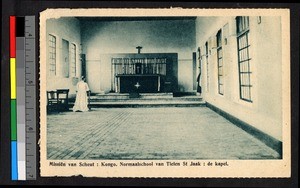 Mission school chapel, Congo, ca.1920-1940