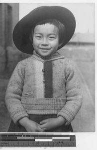 A child at Dalian, China, 1936