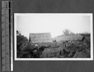 Refugee village outside Nanjing, China,1938