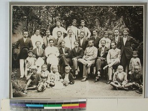 Mens' group(?), Antsirabe, Madagascar, ca.1930