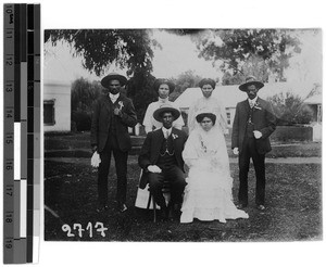 A young couple and friends, South Africa East