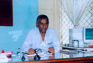 Danish Mission Hospital, Tirukoilur, Tamil Nadu, South India, October1998. The Manager Raju Asi