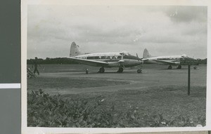 A Small Airplane, Lagos, Nigeria, 1950