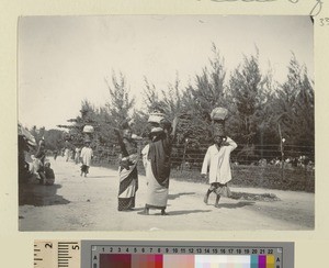 Roadside scene, Zanzibar, Tanzania, ca.1901