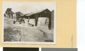 Row of houses in the location Hannover, South Africa