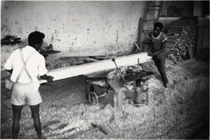 Vatovory's workshop in Ambositra, Madagascar