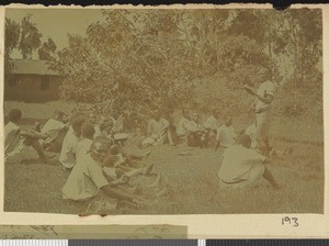 Sunday school class, Kikuyu, Kenya, 1918