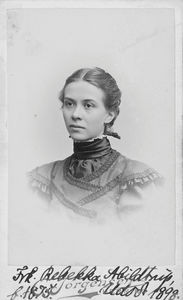 Karen Marie Rebekka Abildtrup Wasidtløw, b. Nielsen 28. 02. 1875 i Gjelleruplund. Emission to C