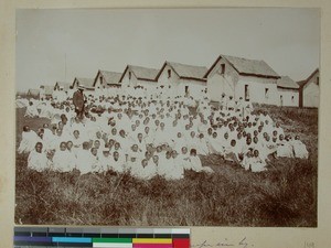 Ambohipiantrana, a home for leprous patients, Antsirabe, Madagascar, ca.1900