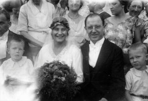 Anna og Daniel Johansens bryllup 27.februar1933 i Cuddalore