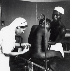 Hospital Laquintine, in Douala, Cameroon