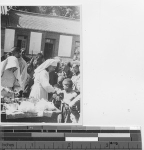 The sick at St. Francis tending the sick in China, 1942