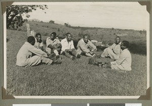 Church evangelists, Chogoria, Kenya, 1947