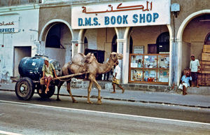 DMS Bookshop, Crater Aden er passeret af den daglige og lokale sødvandsvogn