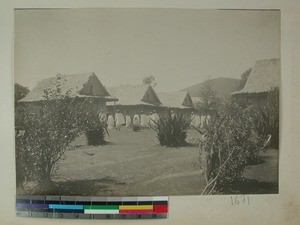 Ambohipiantrana, a home for the leprous patients, Andranomena, Antsirabe, Madagascar, ca.1916