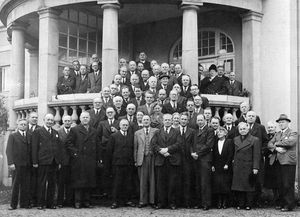 Circuit Federal Men meeting at DMS, January, 1948. At the time, the 2320 adult circles and 210