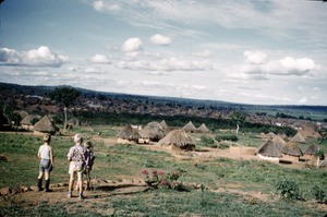 Boys looking at the view, Meiganga, Adamaoua, Cameroon, 1955-1968