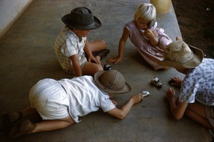 Schoolchildren playing, Adamaoua, Cameroon, 1953-1968