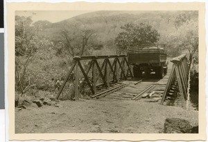 Bridge over Birbir River near Yubdo, Ethiopia, 1952